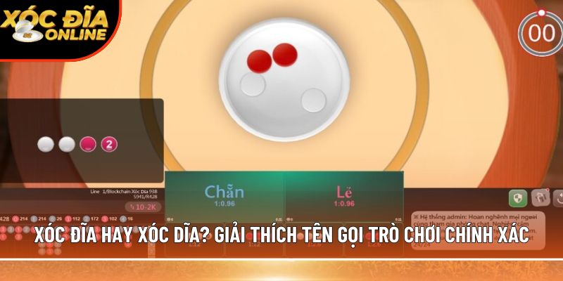 xóc đĩa hay xóc đĩa